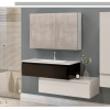 Nuans - Noir/Blanc, Nuans 120 cm Meuble bas 1 Tiroir